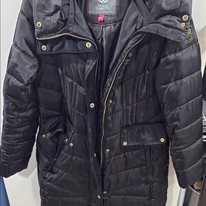 Vince Camuto Black Puffer Winter Women's Coat